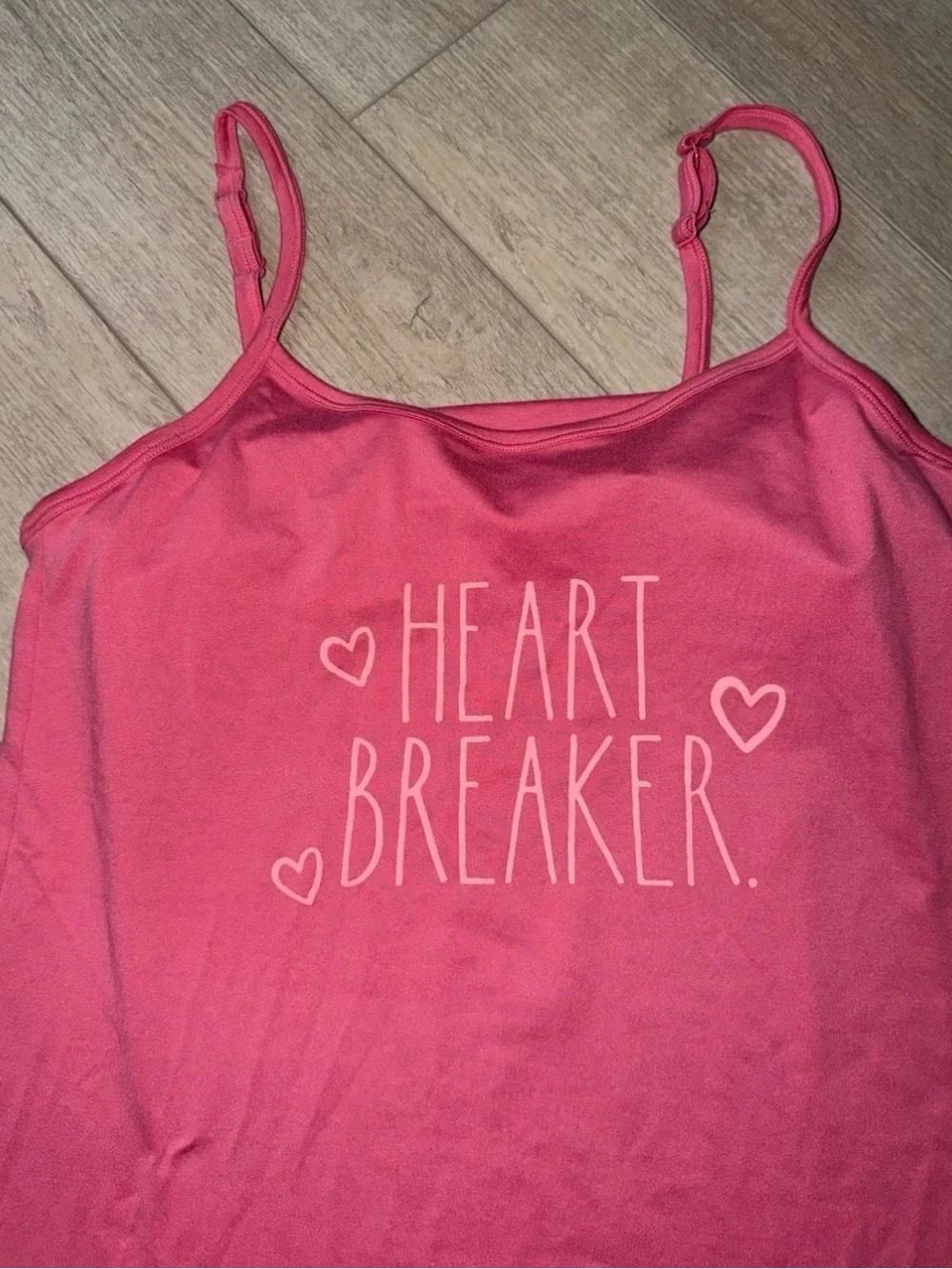 Rae Dunn Pink 'Heart Breaker' Graphic Cami
